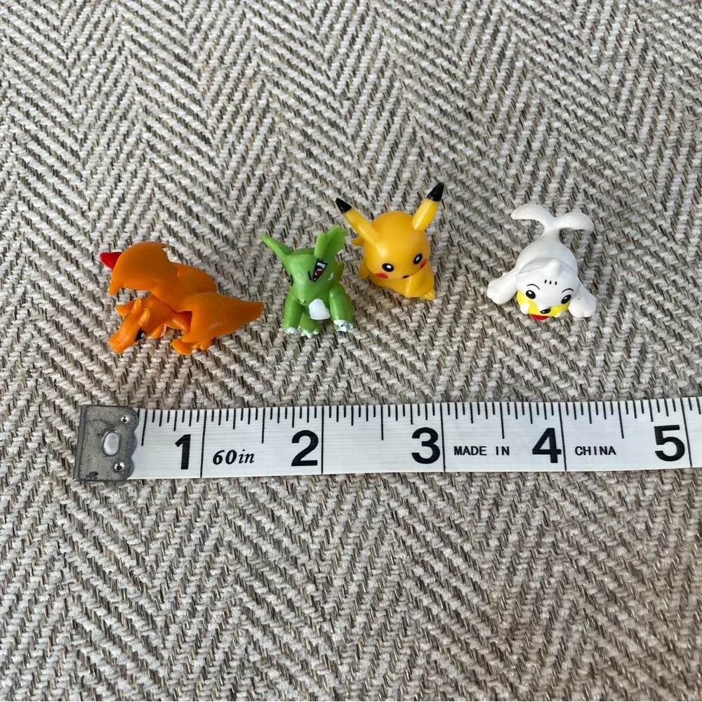 Pokemon Mini Figures Tiny Lot of 4 Bundle